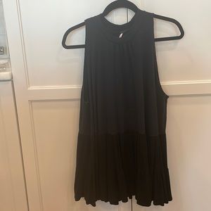 Free People Black Right On Time Tunic.